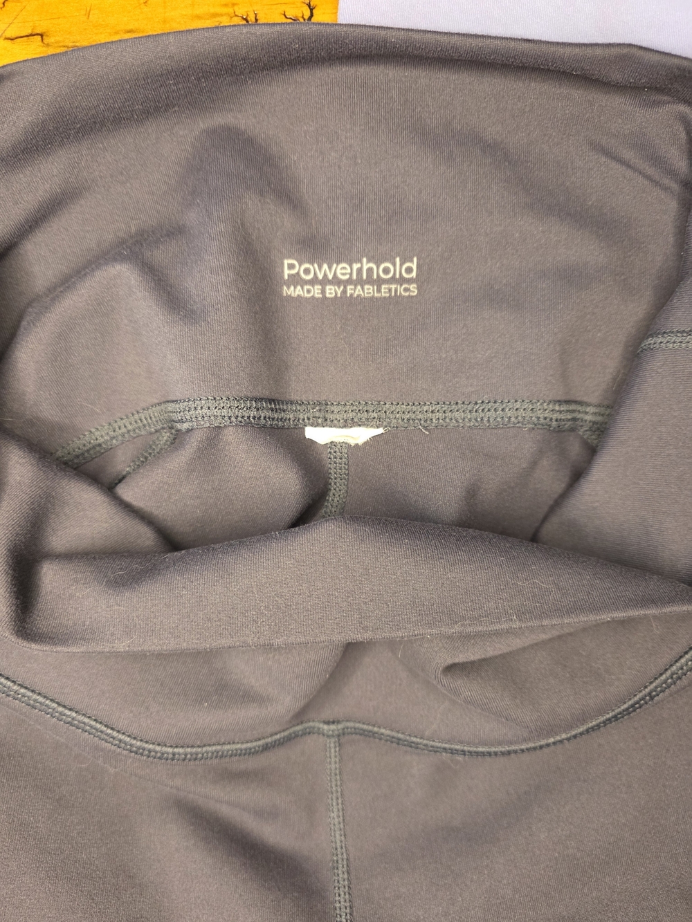 Powerhold Leggings by Fabletics - Dark Charcoal/Light Grey/Lavender